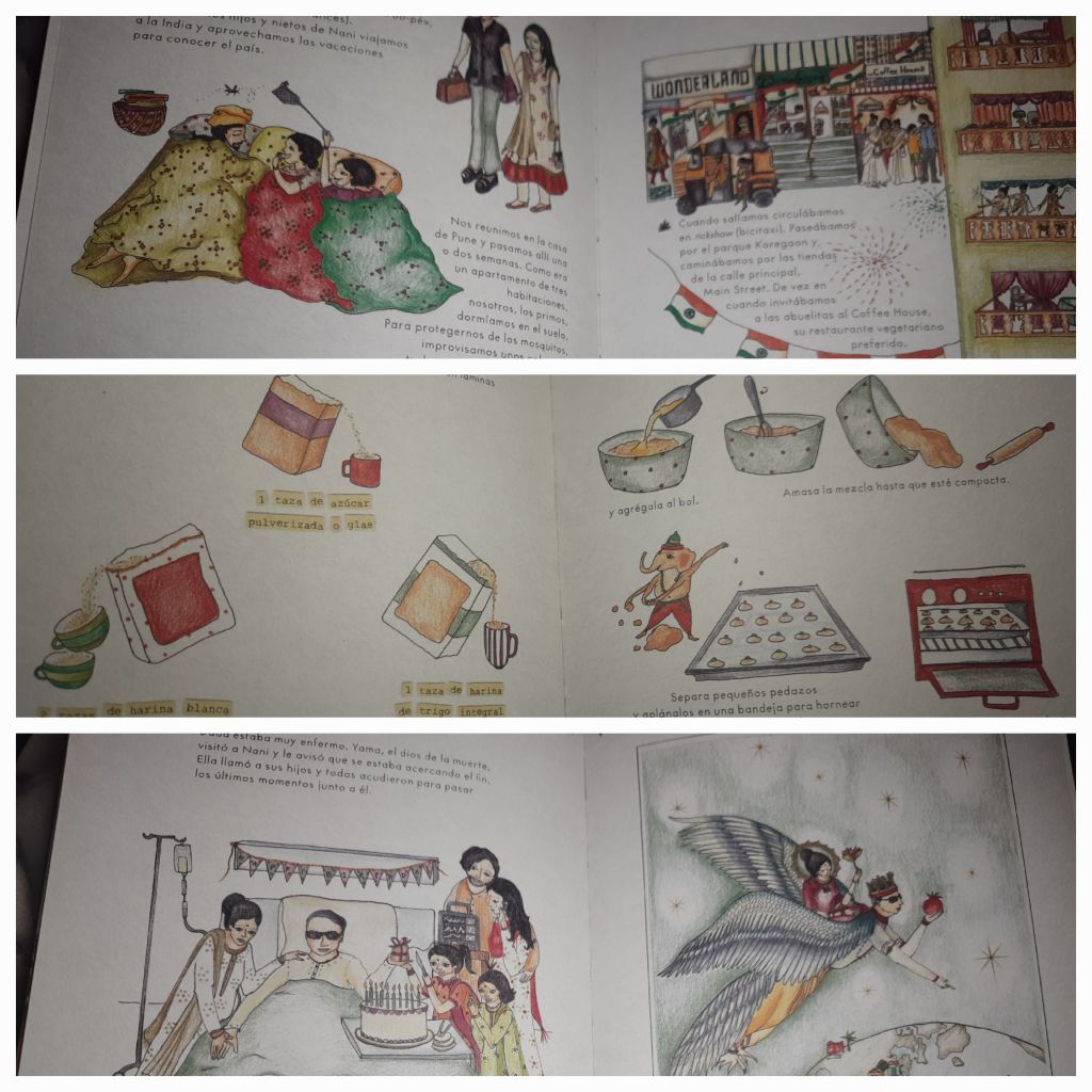 Ilustraciones del libro Las visitas de Nani