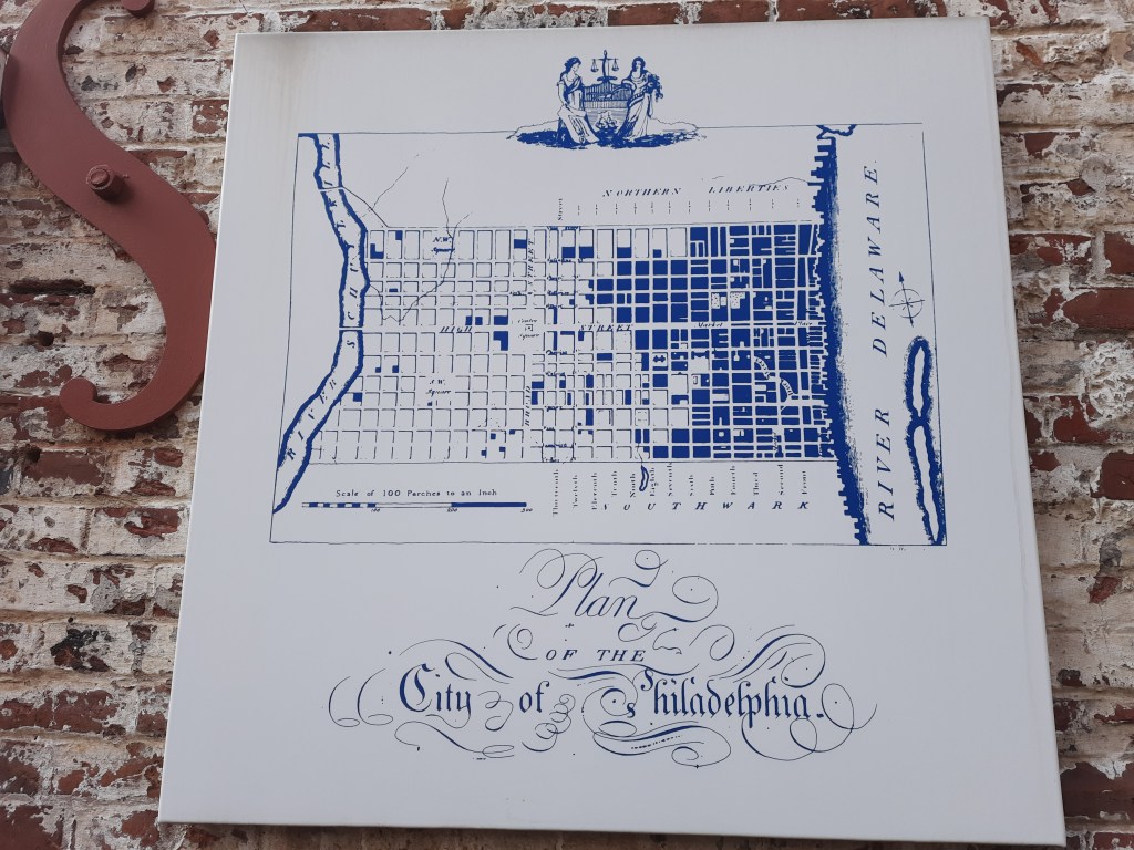 Plan of the city and Philadelphia