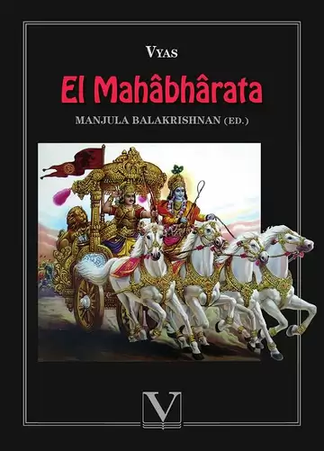 Portada del libro Mahabharata, poema épico de la tradición india. Literatura sánscrita clásica.
